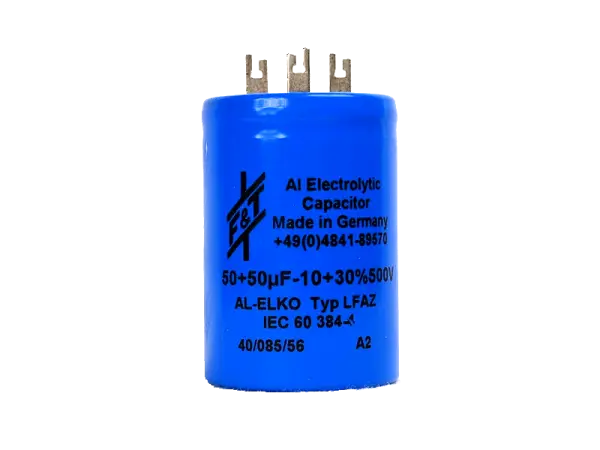 F+T 50 + 50 µF / 500 V Multisection