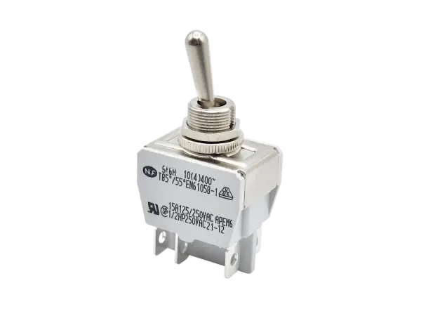 Kippschalter APEM 646 H/2 - 2-Pol Wechsler, EIN-EIN