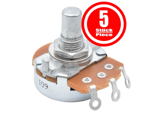 Alpha 1 MOhm log / Audio, 3,8" - Pack of 5