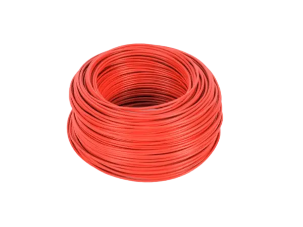 Schaltleitung H05V-U 1mm², starr / 100 m Ring, rot