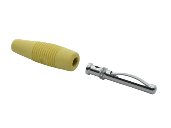 Fully mating connector, 4.0 mm, yellow