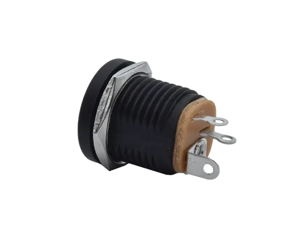 DC Power Jack, Frontpanel mount, 5,5 x 2,1 mm
