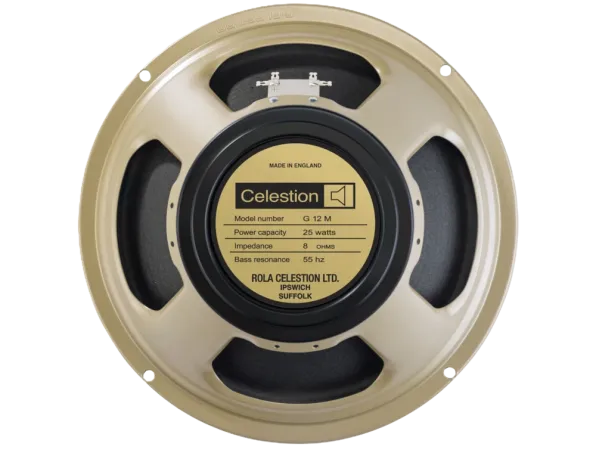 Celestion G12M (55) Heritage Blackback 12" / 25 W / 8 Ohm - MADE IN UK