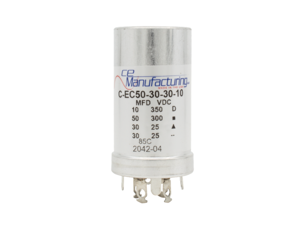 Kondensator, radial 50µF@300V, 2x30µF@25V, 10µF@350V