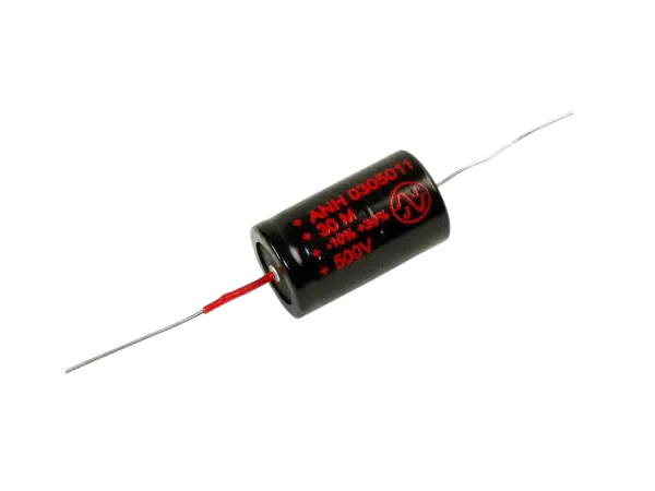 JJ Kondensator 30 µF / 500 V axial