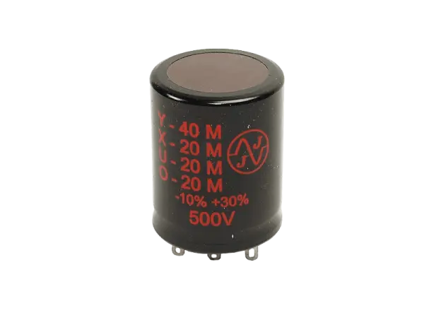 JJ 40+20+20+20 µF @ 500 V