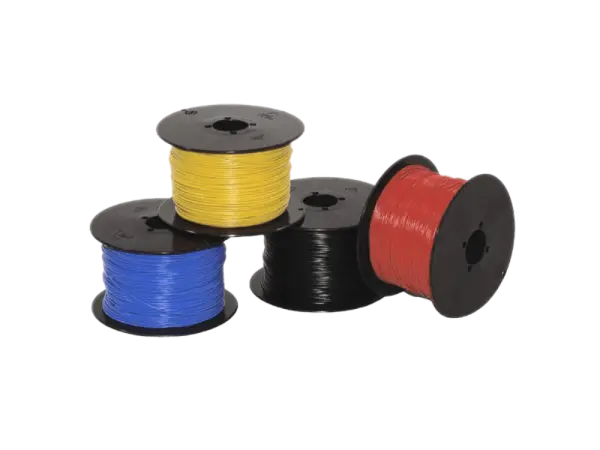 Schaltdraht Typ YV 0,8 mm starr, gelb, 100m