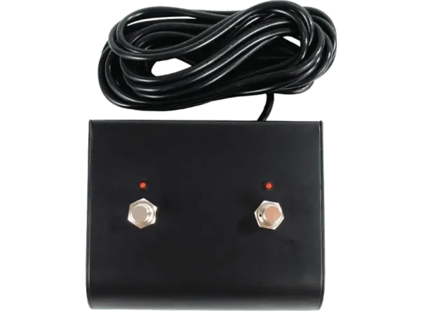 Fußschalter, Marshall-Stil, 2-fach mit LED