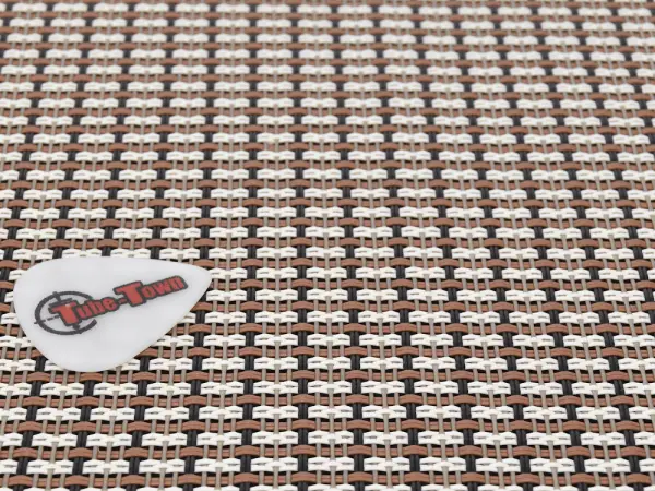 Grillcloth Tube-Town B2W - Black-Brown-White - 75 x 100 cm