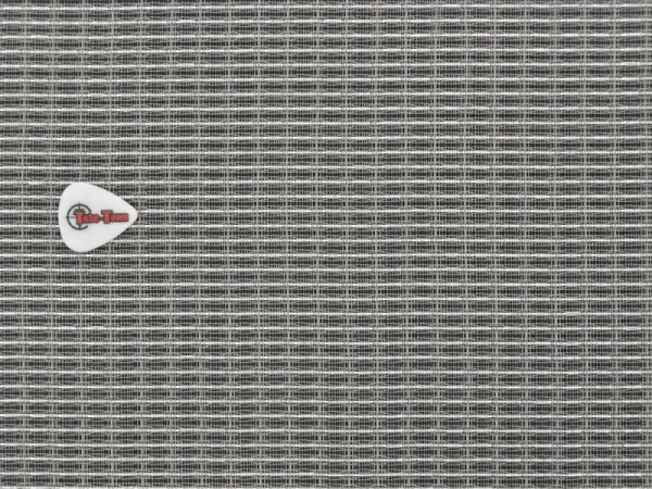 Frontbespannung Tube-Town Grau-Weiss-Silber, Fender Stil - 75 x 100 cm