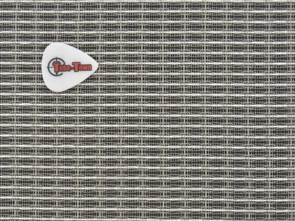 Grillcloth Tube-Town Gray-White-Silver, Fender-Style - 75 x 100 cm