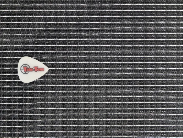 Grillcloth Fender-Style black / silver - 74 x 100 cm