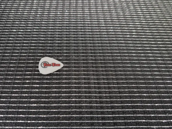 Grillcloth Fender-Style black / silver - 74 x 100 cm