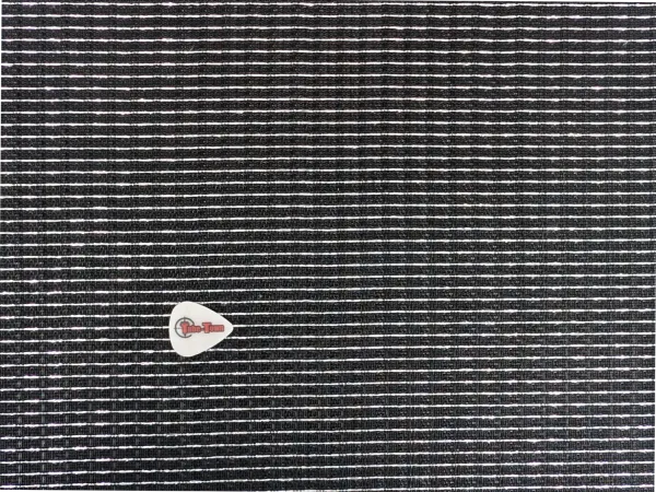 Grillcloth Fender-Style black / silver - 74 x 100 cm