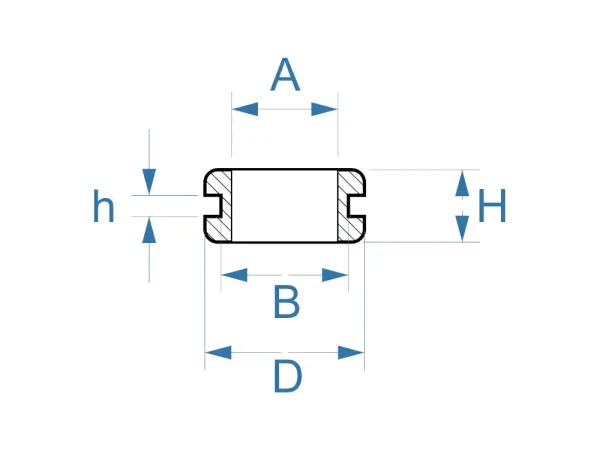 Kabeldurchführung 10 mm - 5er Pack