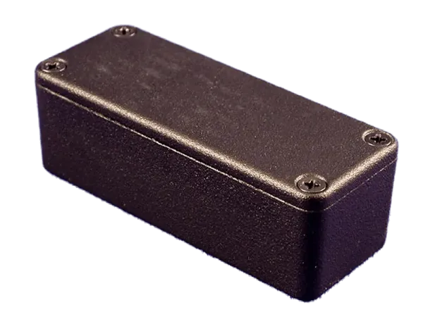 Hammond Druckguss 1550ABK - 89 x 35 x 26 mm - SCHWARZ
