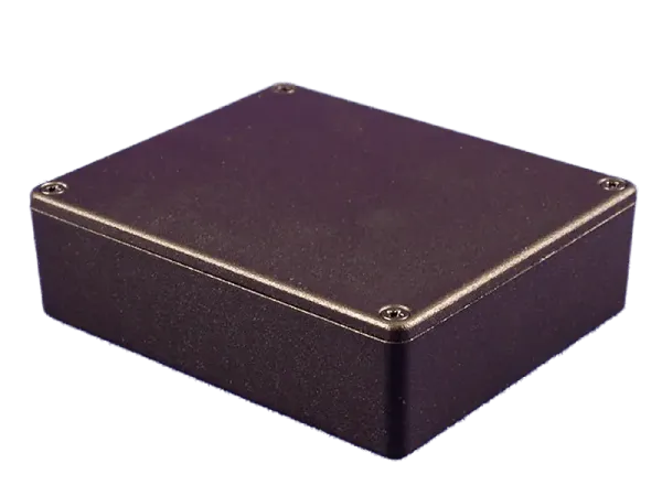 Hammond Druckguss 1550MBK - 120 x 100 x 31 mm - SCHWARZ