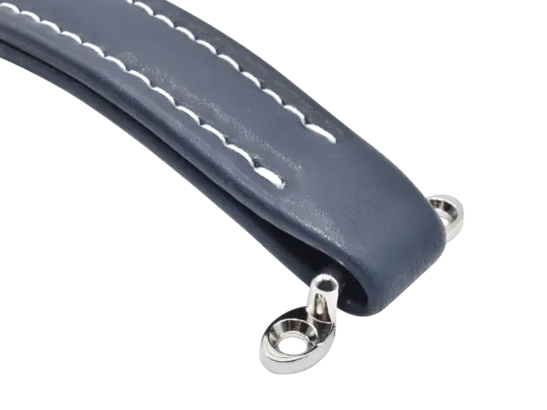 Koffergriff aus Kunstleder, dunkelblau