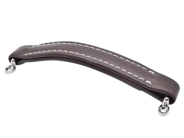 Case Handle imitation leather, dark brown