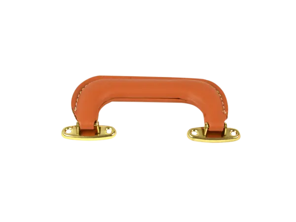 Handle imitation leather for Guitar Case, brown