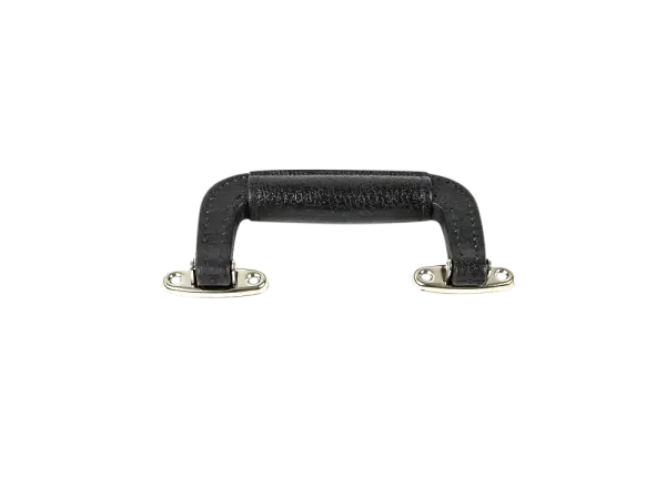 Koffergriff aus Kunstleder für Gitarrenkoffer, schwarz