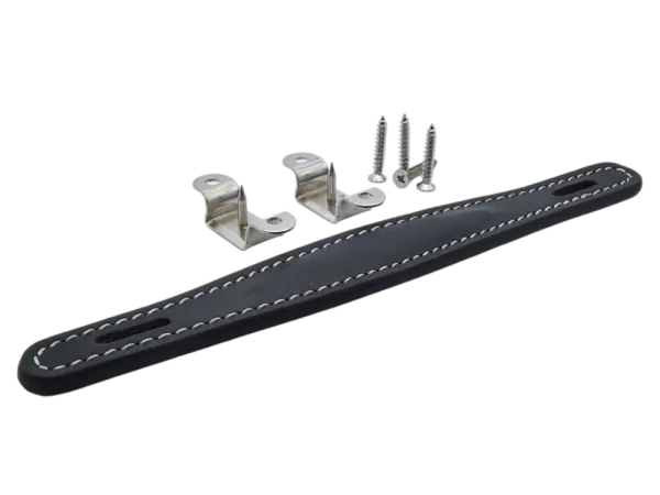 Strap Handle Ampeg-Style, raised, imitation leather black