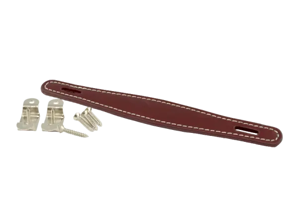 Riemengriff Fender-Stil, braun, flach