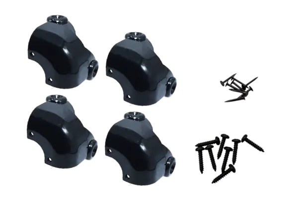 VOX® Gehäuse Ecken, schwarz - 4er Satz