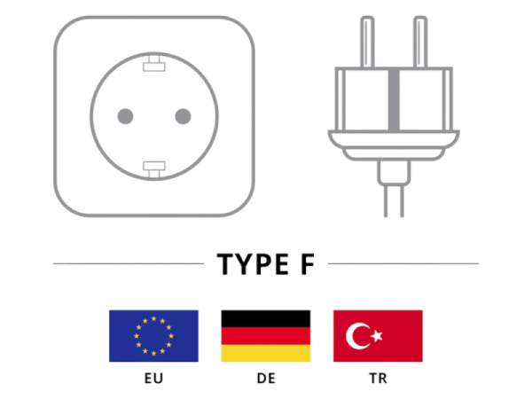 Kaltgeräteanschlusskabel 2 m (3 x 0,75 mm²) schwarz, lose Ende