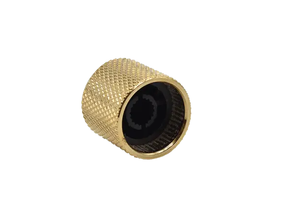 Knopf Metall, Tele-Stil, gold