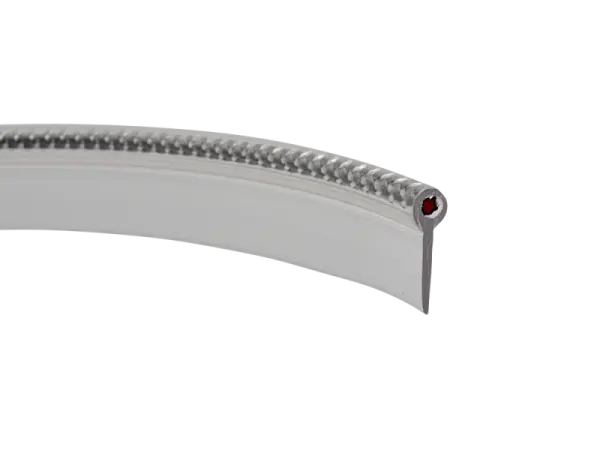 Piping medium, silver - 3.1 x 8.5 mm - Pack of 4 m