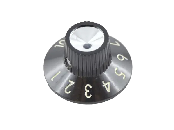 Fender Blackface Style Knopf schwarz