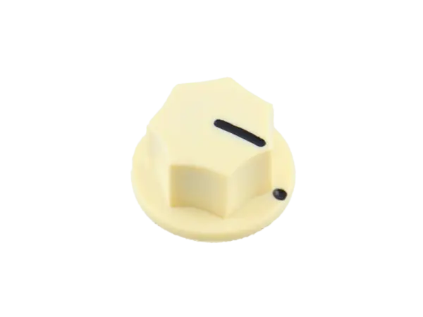 Knob Classic Fluted, creame