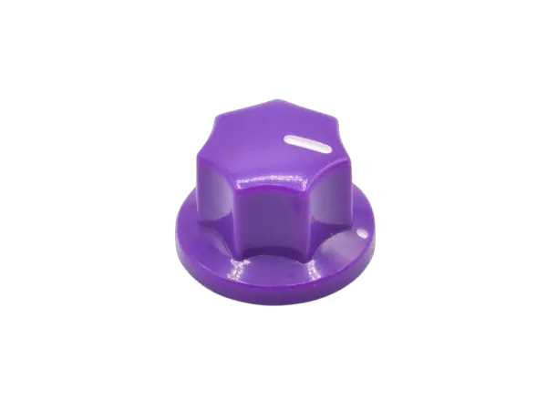 Knopf Classic geriffelt, Lila