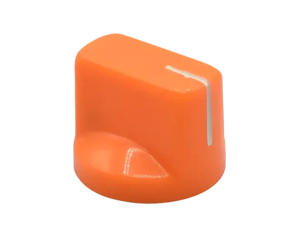 Knob Classic Pointer - Orange