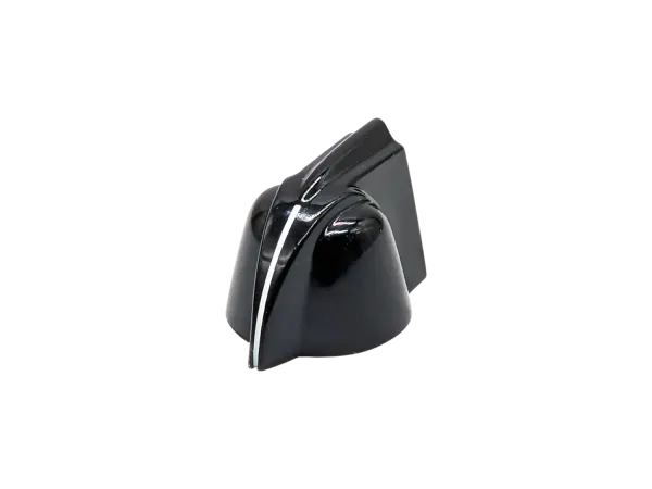 Knopf Chickenhead Mini schwarz, Riffelachse