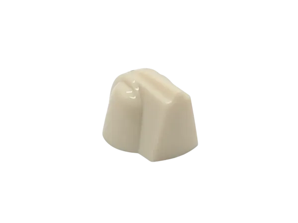 Knopf Chickenhead Mini cream, Riffelachse