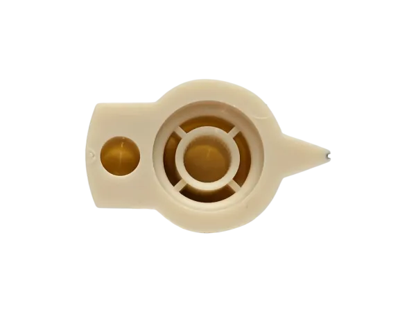 Knopf Chickenhead Mini cream, Riffelachse