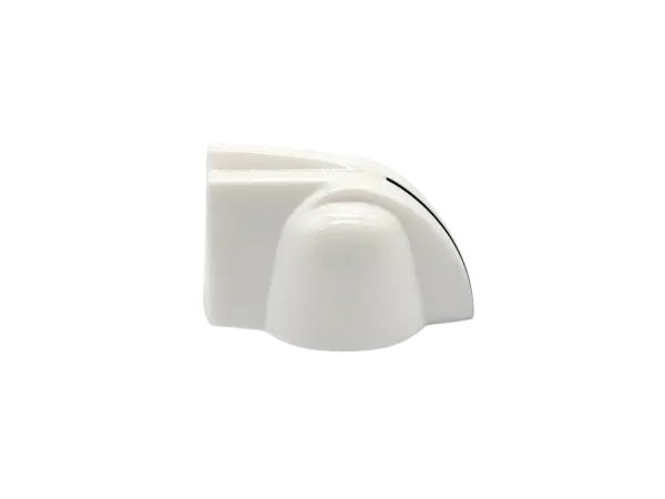 Knopf Chickenhead Mini weiß, Riffelachse