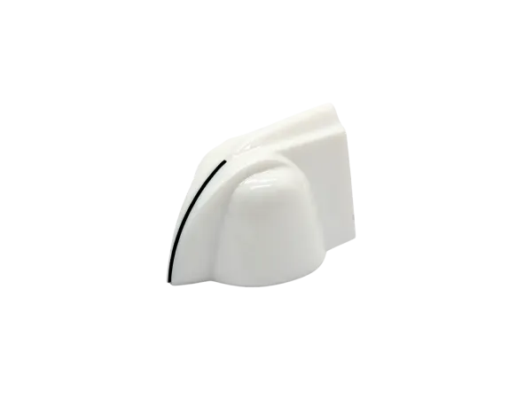 Knopf Chickenhead Mini weiß, Riffelachse