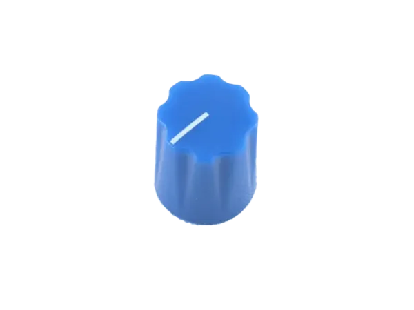 Knob Fluted Miniatur, blue