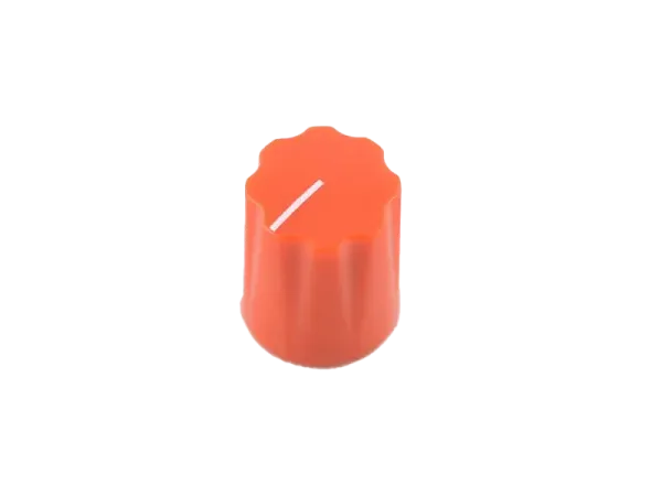 Knopf Flutted Miniatur, orange