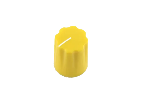 Knob Fluted Miniatur, yellow