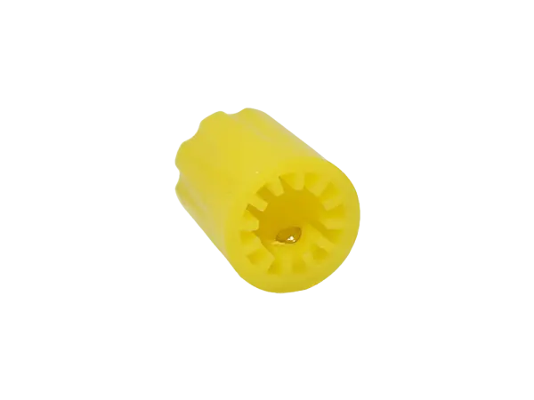 Knob Fluted Miniatur, yellow