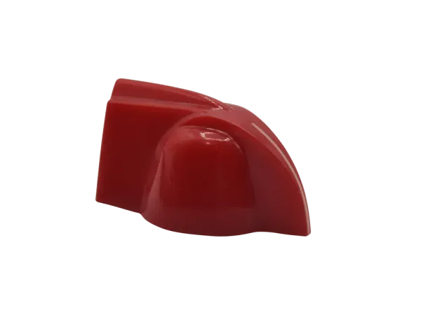 Knopf Chickenhead gewölbt, rot