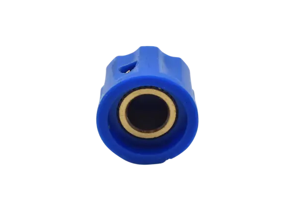 Knopf Synth Pointer blau