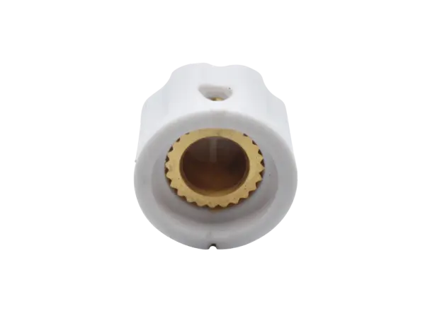 Knopf Synth Pointer weiss