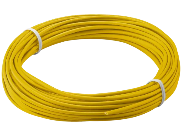 Schaltlitze 0,14 mm² flexibel, gelb, 10 m