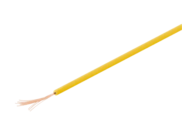 Schaltlitze 0,14 mm² flexibel, gelb, 10 m