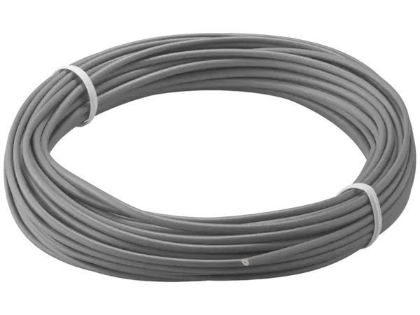 Hookup Wire 0,14 mm², flexible, gray, 10 m